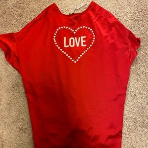 Victoria Secret OS NWT red valentines attire